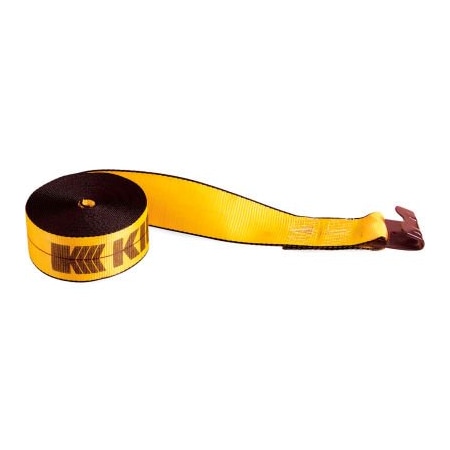 Kinedyne Kinedyne Cargo Control Winch Strap with Flat Hook - 27' x 4" Gold 422721